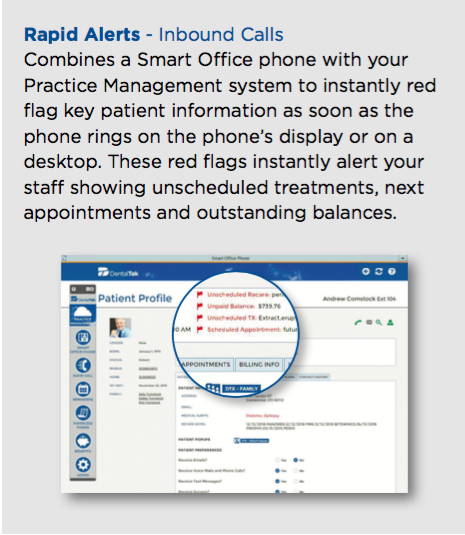 Smart office phone integration inbound calls